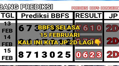 Bbfs – Angka Main 4D .